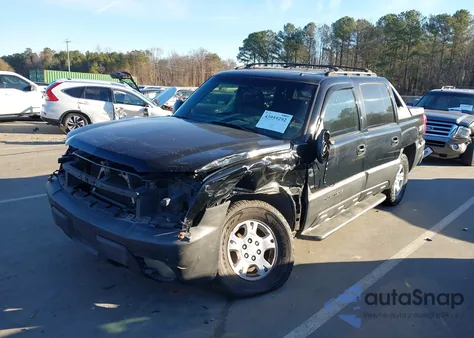 2002 Chevrolet Avalanche 1500 from USA, damaged, VIN 3GNEC13T92G267958